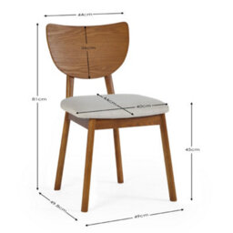Oakham Brentwood Elegant Dining Chairs - Set Of 2 - thumbnail 6