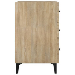 Berkfield Bedside Cabinet Sonoma Oak 40X40X66 Cm Engineered Wood - thumbnail 4