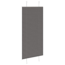 Berkfield Pleated Blind Black 55X150 Cm Fabric Width 54.4 Cm Polyester - thumbnail 4