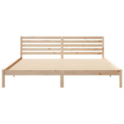 Berkfield Modern With Headboard Brown 180 X 210 Cm Solid Pine Wood - thumbnail 5