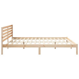 Berkfield Modern With Headboard Brown 180 X 210 Cm Solid Pine Wood - thumbnail 6