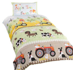 Apple Tree Farm Junior Toddler Duvet Cover & Pillowcase Set - thumbnail 2