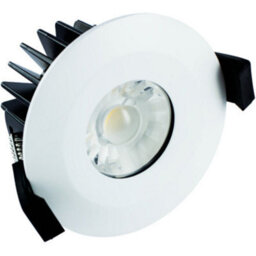 Integral Led 6W Low Profile Fire Rated Downlight With Integrated Bulb - 3000K / 510Lm - thumbnail 1