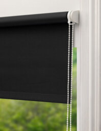Lister Cartwright Blackout Plain Roller Blinds Windows Blind Child Safety Included (Black, 180 Cm Width X 160 Cm Drop) - thumbnail 5
