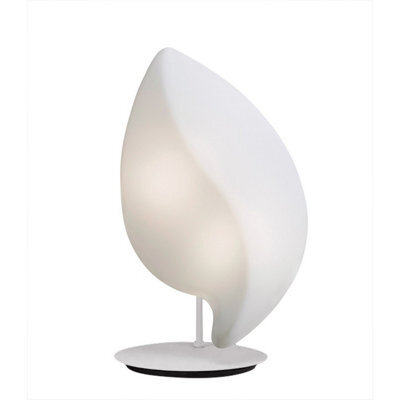 Luminosa Lighting Luminosa Natura Table Lamp 2 Light E27 Small Outdoor Ip44, Matt White/opal White - image 1