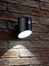 Auraglow Battery Powered Pir Motion Sensor Wall Light - Hixon - Brown - thumbnail 5