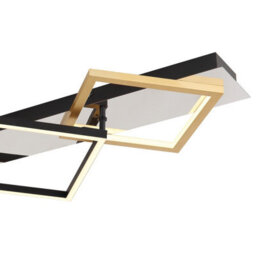 Luminosa Lighting Luminosa Lesina 105X36Cm Integrated Led Semi Flush Ceiling Light Chrome Led 3000K - thumbnail 5