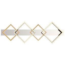 Luminosa Lighting Luminosa Lesina 105X36Cm Integrated Led Semi Flush Ceiling Light Chrome Led 3000K - thumbnail 4