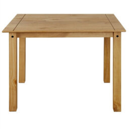 Dining Table Set 4 Seater Solid Mexican Pine Wood Table With 4 Chairs - thumbnail 2