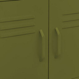 Vidaxl Storage Cabinet Olive Green 60X35X56 Cm Steel - thumbnail 7