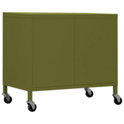 Vidaxl Storage Cabinet Olive Green 60X35X56 Cm Steel - thumbnail 5