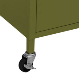 Vidaxl Storage Cabinet Olive Green 60X35X56 Cm Steel - thumbnail 8