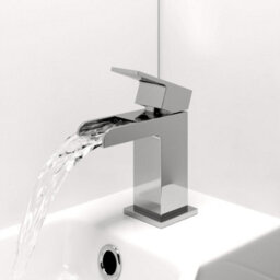 Affine 550mm Bathroom Vanity Unit & Basin Sink Floorstanding Gloss White Tap And Waste - thumbnail 6