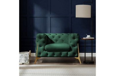 Home Detail Jaguar Armchair Chesterfield Design Velvet - image 1