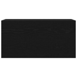 Berkfield Bathroom Wall Cabinet Black 80X25X40 Cm Engineered Wood - thumbnail 4