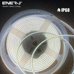 Ener-J 24V Cob Led Strip Lights 30 Meters Reel With 480 Leds/m, 12W/m, 1200Lm/m, Cri 90-92, 6500K, Ip68 - thumbnail 2