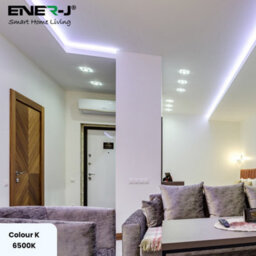 Ener-J 24V Cob Led Strip Lights 30 Meters Reel With 480 Leds/m, 12W/m, 1200Lm/m, Cri 90-92, 6500K, Ip68 - thumbnail 3