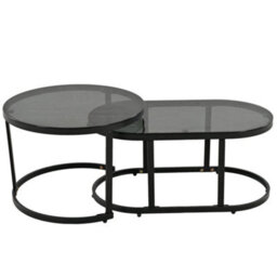 Matteo Modular Garden Lounge Set - Grey Iron Patio Sofa & Coffee Table - thumbnail 7
