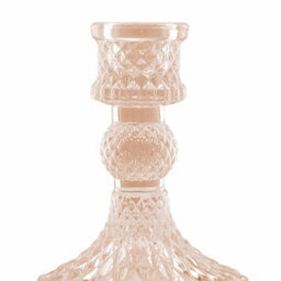 Living And Home 2 Pack Amber Ion Plating Soda Lime Glass Taper Candlestick Holders For Wedding Table Decor - thumbnail 6