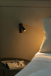 Luminosa Lighting Luminosa Cronos Reading Wall Light Matt Black 2700K - thumbnail 2