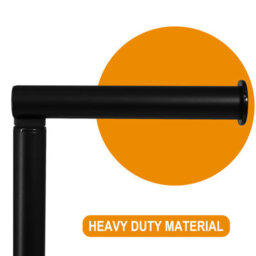 Crystals 2 In 1 Toilet Paper Holder Black Bathroom Free Standing Tissue Roll Storage Rack - thumbnail 4
