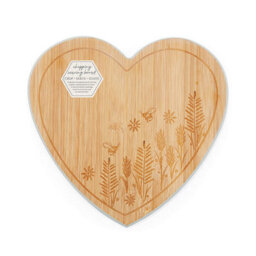 Cooksmart Homestead Bamboo Heart Shaped Board - thumbnail 2