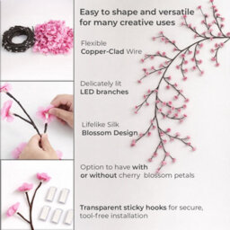 Neo 2.3M 144 Leds Cherry Blossom Fairy Lights - thumbnail 5