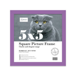 5X5 Purple Picture Frame (12.7 X 12.7Cm) Poster, Photo, Artwork, Gallery Wall Or Print - thumbnail 1