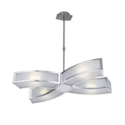 Luminosa Lighting Luminosa Duna Gu10 Pendant 4 Light L1/sgu10, Polished Chrome - thumbnail 1