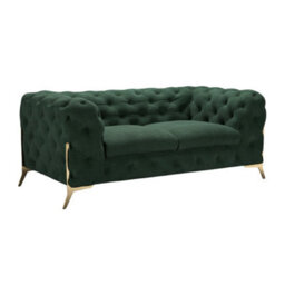Stratus Interiors Italian Chesterfield 2 Seater Sofa Plush Velvet Uk Manufactured - thumbnail 1