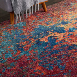 Multi Modern Easy To Clean Abstract Graphics Rug For Dining Room -239Cm X 320Cm - thumbnail 4