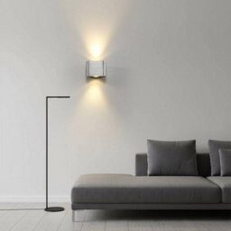 Ultra Beam Lighting Ultrabeam Brushed Aluminium Up And Down Indoor Led Wall Light 2 Watt Led 140 Lumens - thumbnail 3