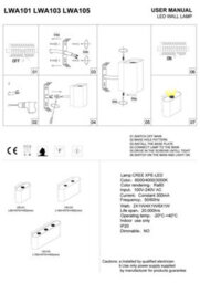 Ultra Beam Lighting Ultrabeam Brushed Aluminium Up And Down Indoor Led Wall Light 2 Watt Led 140 Lumens - thumbnail 4