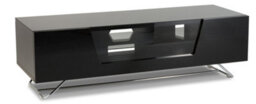 Alphason Chromium Tv-Stand With 1 Flap Black, 1200mm - thumbnail 2