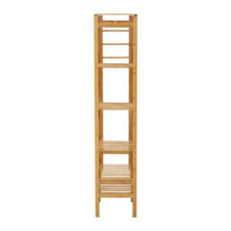 Heavy Duty Wooden Clothes Rail Rack Garment Hanging Stand Corner Open Wardrobe - thumbnail 3