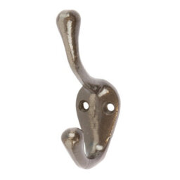 Hammer and Tongs Hammer & Tongs Narrow Hat & Coat Hook - W25mm X H80mm - Raw - thumbnail 1