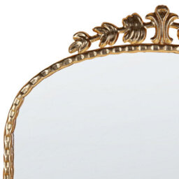 Beliani Wall Mirror Livry 51 Cm 114 Cm Metal Gold - thumbnail 5