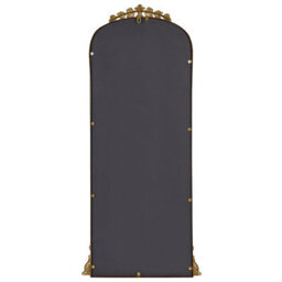 Beliani Wall Mirror Livry 51 Cm 114 Cm Metal Gold - thumbnail 4