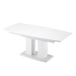 Furniture in Fashion Genisimo Large High Gloss Extending Dining Table In White - thumbnail 8