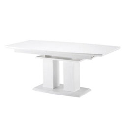 Furniture in Fashion Genisimo Large High Gloss Extending Dining Table In White - thumbnail 7