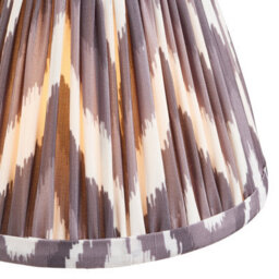 Loops Stunning 5-Light Pendant Ceiling Light In Brushed Aged Brass With Elegant Pearl Grey Shades - thumbnail 8
