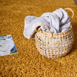 "Bravich Gold Thick Shaggy Rug - California - 60X110Cm (2'x3'7"")" - thumbnail 7