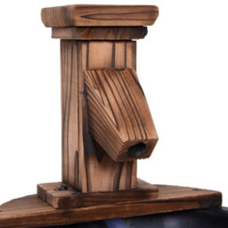 Outsunny Garden Wood Barrel Pump Patio Electric Water Fountain Deck Feature New - thumbnail 8