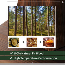 Outsunny Garden Wood Barrel Pump Patio Electric Water Fountain Deck Feature New - thumbnail 6