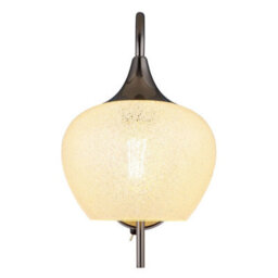 Luminosa Lighting Luminosa Maxy Dome Wall Lamp Gunmetal Clear Glass Shade 1X E27 - thumbnail 3