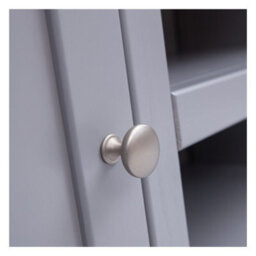 Cabinet Bits Mirano Grey 2 Door Tv Cabinet Chrome Knob - thumbnail 5