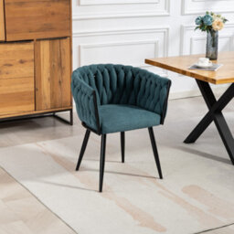 Unknown Aneta Teal Dining Chairs- Set Of 2 - thumbnail 3