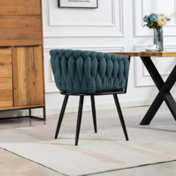 Unknown Aneta Teal Dining Chairs- Set Of 2 - thumbnail 6