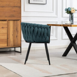 Unknown Aneta Teal Dining Chairs- Set Of 2 - thumbnail 5