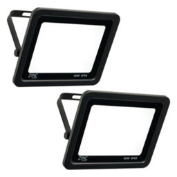 Litecraft 2 Pack Mears Black 50 Watt Led Outdoor Flood Lights - thumbnail 1
